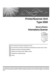 Ricoh 2500 Manuel Utilisateur