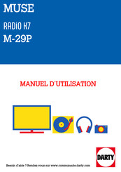 Muse M-29 KP Manuel De L'utilisateur