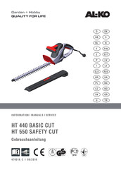 AL-KO HT 550 Safety cut Mode D'emploi