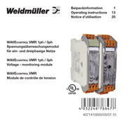 Weidmüller WAS5 VMR 1ph Notice D'utilisation