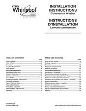 Whirlpool CAE2795FQ Instructions D'installation