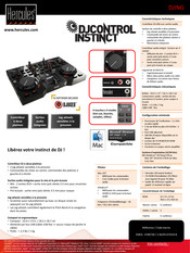 Hercules DJCONTROL INSTINCT Guide Rapide