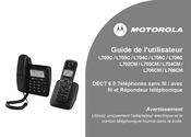 Motorola L702CM Guide De L'utilisateur