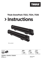 Thule 732200 Instructions