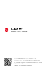 Leica M11 2416 Mode D'emploi Succinct