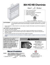 Travis Industries 864 HO NB Cheminee Manuel D'utilisation