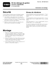 Toro HoverPro 550 Instructions De Montage