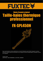 FUXTEC SPL450N Mode D'emploi Original