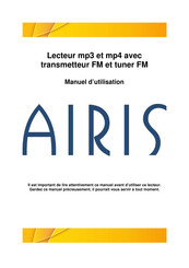 AIRIS MP602 Manuel D'utilisation