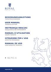 Royal Catering RCTC-5 Manuel D'utilisation