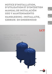 ACV LCT 1000 Notice D'installation, D'utilisation Et D'entretien