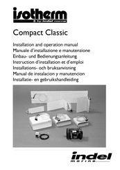 Indel Marine isotherm Compact Classic Manuel D'utilisation Et Instructions D'installation