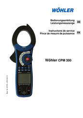 Wohler CPM 300 Mode D'emploi