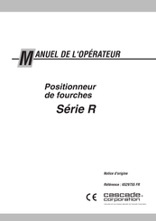 cascade corporation R Série Manuel De L'opérateur