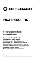 Oehlbach Powersocket 907 Mode D'emploi