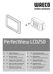 Waeco PerfectView LCD250 Instructions De Montage Et De Service