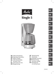 Melitta Single 5 Mode D'emploi