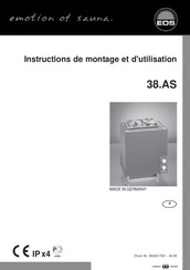 EOS 38.AS Instructions De Montage Et D'utilisation