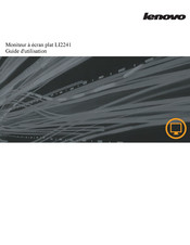 Lenovo LI2241wA Guide De L'utilisateur