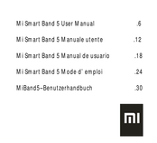 Mi Smart Band 5 Mode D'emploi