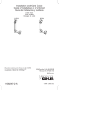Kohler K-7214 Guide D'installation Et D'entretien