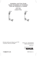 Kohler K-7213 Guide D'installation Et D'entretien