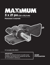 Maximum 054-7291-6 Guide D'utilisation