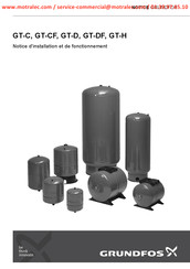 Grundfos GT-DF Notice D'installation Et De Fonctionnement