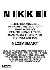 Nikkei NL22MSMART Mode D'emploi