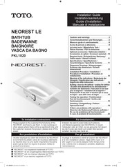 Toto NEOREST PKL1820 Guide D'installation