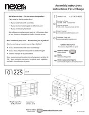 NEXERa 101225 Instructions D'assemblage
