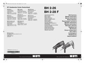 BTI BH 2-26 Notice Originale