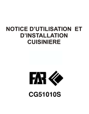 FAR CG51010S Notice D'utilisation Et D'installation