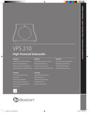 Boston VPS 210 Guide De L'utilisateur