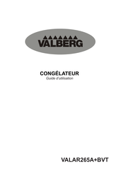Valberg VALAR265A+BVT Guide D'utilisation