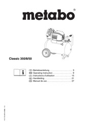 Metabo Classic 350/8/50 Instructions D'utilisation