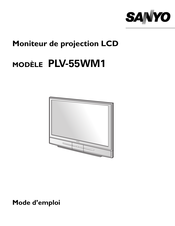 Sanyo PLV-55WM1 Mode D'emploi