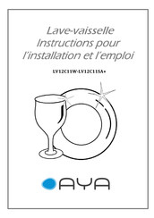AYA LV12C11W Instructions Pour L'installation Et L'emploi