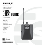 Shure P3RA Guide De L'utilisateur