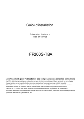 FirePro FP200S-TBA Guide D'installation