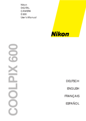 Nikon COOLPIX 600 Mode D'emploi