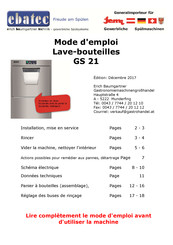 ebatec GS 21 Mode D'emploi