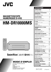 JVC HM-DR10000MS Mode D'emploi