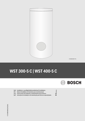 Bosch WST 400-5 C Notice D'installation Et D'entretien Pour Le Professionnel