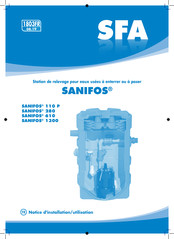 SFA SANIFOS 280 Notice D'installation Et D'utilisation