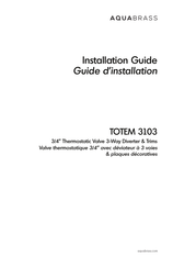 aquabrass TOTEM 3103 Guide D'installation