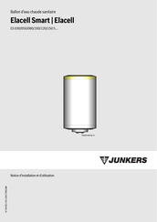 Junkers Elacell ES 030 5 Série Notice D'installation Et D'utilisation