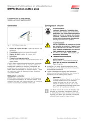 WAREMA 1002 811 Manuel D'utilisation Et D'installation