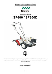 OREC SF600D Notice D'instruction