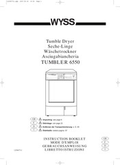 WYSS TUMBLER 6550 Mode D'emploi